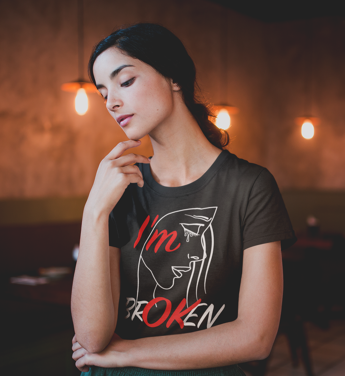 I'm broken  - Damen T-Shirt